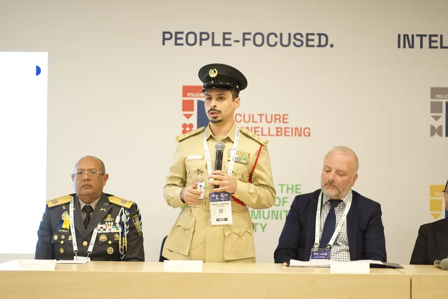 A Policing 5.0 panel session at the World Police Summit 2025 under a people-focused, intelligence-led banner