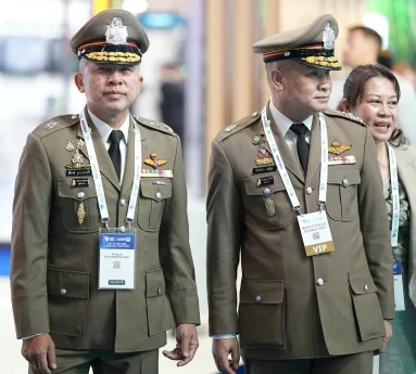 International delegation officers at the World Police Summit